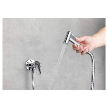 Комплект для гигиенического душа Aquatek (Акватек) Вега (Vega) встроенный (смеситель + гигиеническая лейка + шланг) хром AQ1019CR