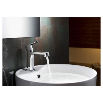 Смеситель Aquatek (Акватек) Оберон для раковины 98, без донного клапана хром AQ1210CR