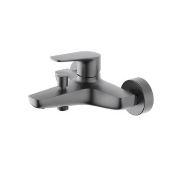 Смеситель Aquatek (Акватек) Бетта (Betta) для ванны, шлифованный черный хромAQ1140BGM