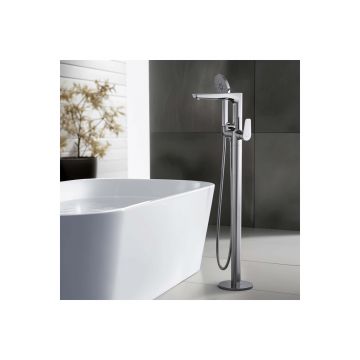 Смеситель Aquatek (Акватек) Бетта (Betta) для ванны напольный (внешняя и скрытая часть) хром AQ1145CR