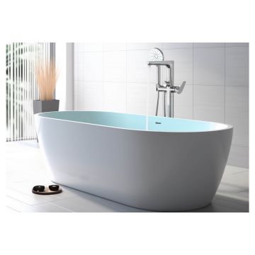 Смеситель Aquatek (Акватек) Бетта (Betta) для ванны напольный (внешняя и скрытая часть) хром AQ1145CR