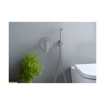 Набор с гигиеническим душем Aquatek (Акватек) Бетта (смеситель + гигиеническая лейка + шланг + шланговое подсоединение с держателем) хром AQ1119CR