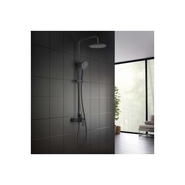 Душевая система Aquatek (Акватек) Бетта (Betta) (смеситель для душа) 220мм, матовый черный AQ2160MB