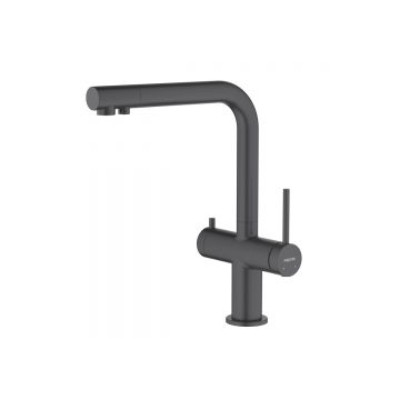 Смеситель Aquatek (Акватек) Европа для кухни с подключением к фильтру питьевой воды, матовый черный AQ1385MB