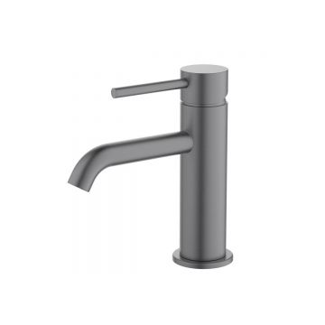 Смеситель Aquatek (Акватек) Европа для раковины 89, без донного клапана, шлифованный черный хромAQ1310BGM