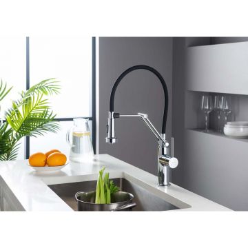 Смеситель Aquatek (Акватек) Европа для кухни 2 jet (профессиональный) хром AQ1388CR