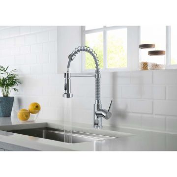 Смеситель Aquatek (Акватек) Европа для кухни 2 jet (профессиональный) хром AQ1387CR