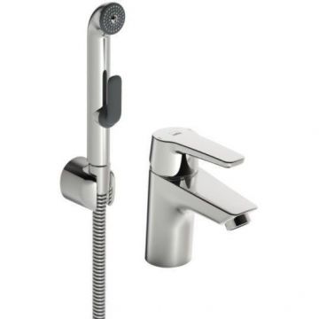 Смеситель для раковины Oras (Орас) Saga с гигиеническим душем 3912F хром
