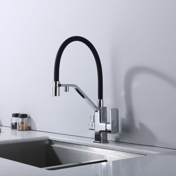Смеситель для кухни с подключением фильтра Raglo R85.62, хром