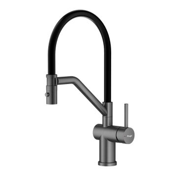 Смеситель для кухни со съемным изливом на магните Raglo (Рагло) R86.41.09, графит