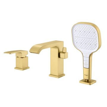 Смеситель на борт ванны Raglo (Рагло) R02.31.03, золотой сатин