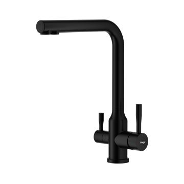 Смеситель для кухни с подключением фильтра Raglo (Рагло) R81.61.06, черный