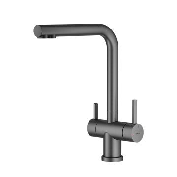 Смеситель для кухни с подключением фильтра Splenka (Спленка) S70.61.09, графит