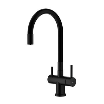 Смеситель для кухни с подключением фильтра Splenka (Спленка) S70.64.06, черный