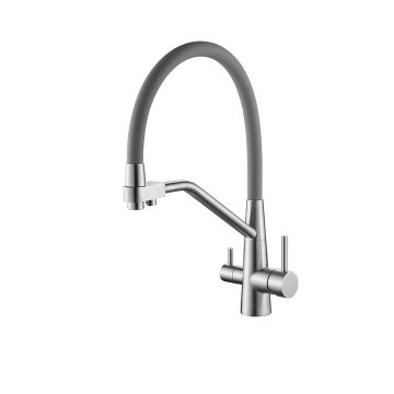 Смеситель для кухни с подключением фильтра Splenka (Спленка) S71.62.05, сатин