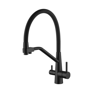 Смеситель для кухни с подключением фильтра Splenka (Спленка) S71.62.06, черный