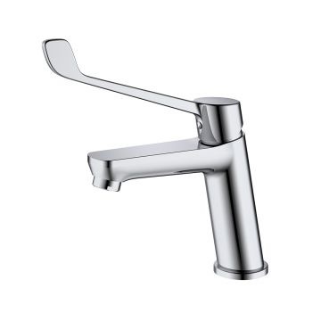 Смеситель для раковины с хирургической ручкой Splenka (Спленка) S08.10, хром