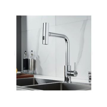 Смеситель для кухни с мультифункциональным изливом Raffine (Раффин) F203, хром