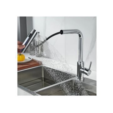 Смеситель для кухни с мультифункциональным изливом Raffine (Раффин) F203, хром