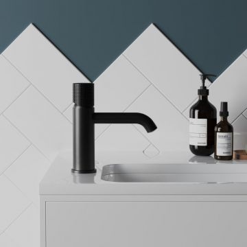 Смеситель для раковины Paini (Паини) Cox Grip 7GPZ205O черный брашированный