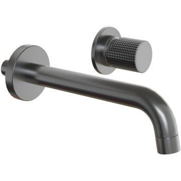 Смеситель для раковины Paini (Паини) Cox Grip встраиваемый 7GPZ208 черный брашированный