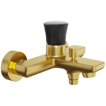 Смеситель для ванны Paini (Паини) Domus (Домус) без аксессуаров 18PJ111PZ брашированное золото