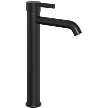 Смеситель для раковины Paini (Паини) Brera без донного клапана, высокий 74PZ205OLL черный брашированный