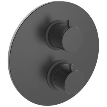 Смеситель для ванны Paini (Паини) Cox встраиваемый с термостатом 78PZ691TH черный брашированный