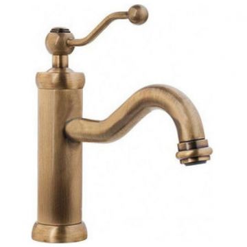 Смеситель для раковины Paini (Паини) Duomo без донного клапана 88F3205 старая бронза
