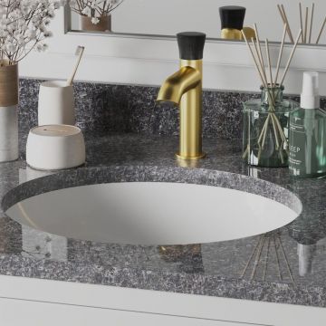 Смеситель для раковины Paini Domus без донного клапана 18PJ205PZ брашированное золото