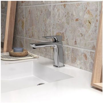Смеситель для раковины Paini Nove с длинным изливом 09CR205ME хром