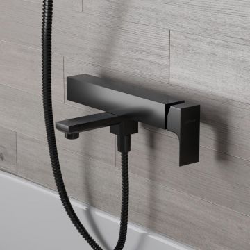 Смеситель для ванны Paini (Паини) Grazia без аксессуара 21PZ111 черный брашированный