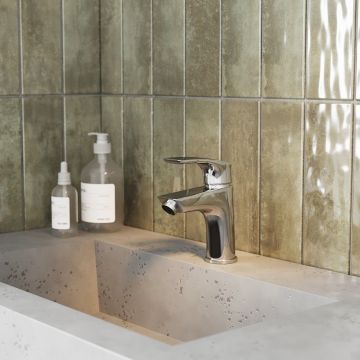 Смеситель для раковины Paini Atomix без донного клапана D1CR205GKM хром