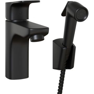 Смеситель для раковины Paini (Паини) Viva Style с гигиеническим душем P4YO205/574 черный