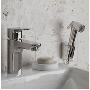 Смеситель для раковины Paini (Паини) Viva Style с гигиеническим душем P4CR205/574 хром