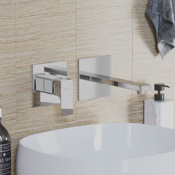 Смеситель для раковины Paini Grazia встраиваемый 21CR208 хром