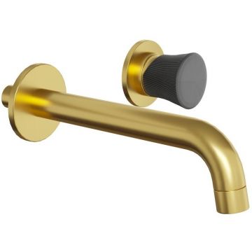 Смеситель для раковины Paini (Паини) Domus (Домус) встраиваемый 18PJ208PZ брашированное золото