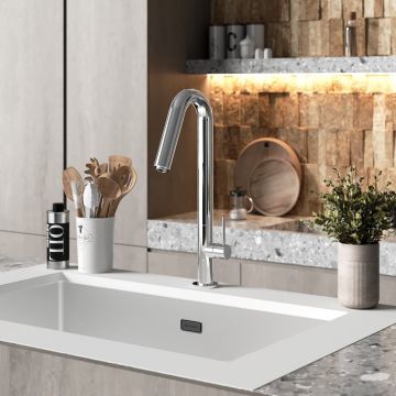Смеситель для кухни Paini Cox 78CR572USLMKM хром