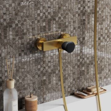 Смеситель для душа Paini Domus 18PJ511PZ брашированное золото