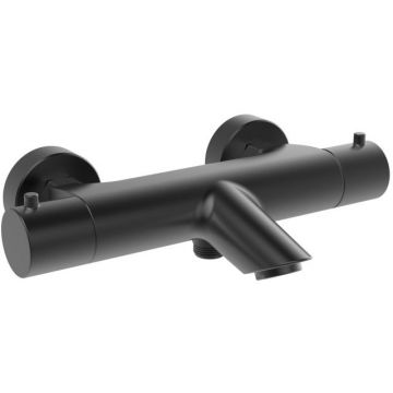 Смеситель для ванны Paini (Паини) Cox с термостатом 78PZ111TH черный брашированный