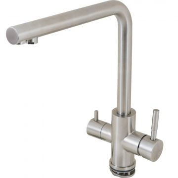 Смеситель для кухни Paini (Паини) Norda с подводом для фильтра NRPW6433VEB90 никель