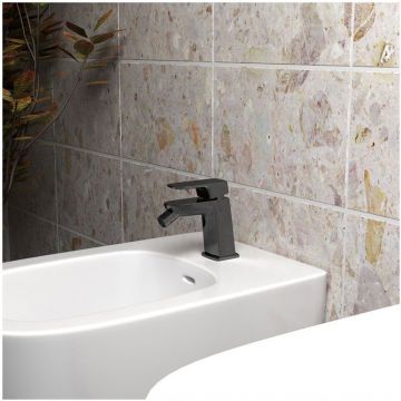 Смеситель для биде Paini (Паини) Nove без донного клапана 09YO304 черный