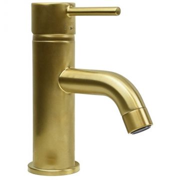 Смеситель для раковины Paini (Паини) Cox без донного клапана 78PJ205 брашированное золото