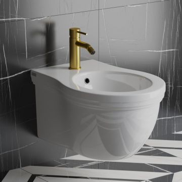 Смеситель для биде Paini (Паини) Cox без донного клапана 78PJ304O брашированное золото