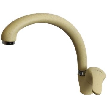 Смеситель для кухни Paini (Паини) Fortis 42CA570/599TEJ/FFKM Бежевый матовый