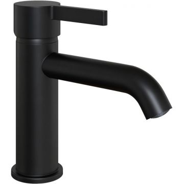 Смеситель для раковины Paini (Паини) Brera без донного клапана 74PZ205O черный брашированный