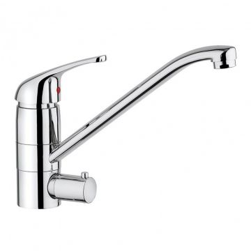 Смеситель для кухни Paini (Паини) Creta 100, подключение стиральной машины 42CR5611KM хром