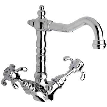 Смеситель для раковины Paini (Паини) Ornellaia высокий 87CR250BLMKM хром