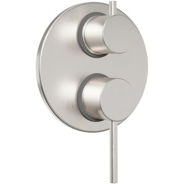 Смеситель для ванны Paini (Паини) Cox встраиваемый 78PW6911 брашированный никель