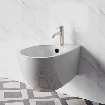 Смеситель для биде Paini (Паини) Cox без донного клапана 78PW304O брашированный никель